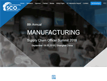 Tablet Screenshot of manufacturing.sco-summit.com